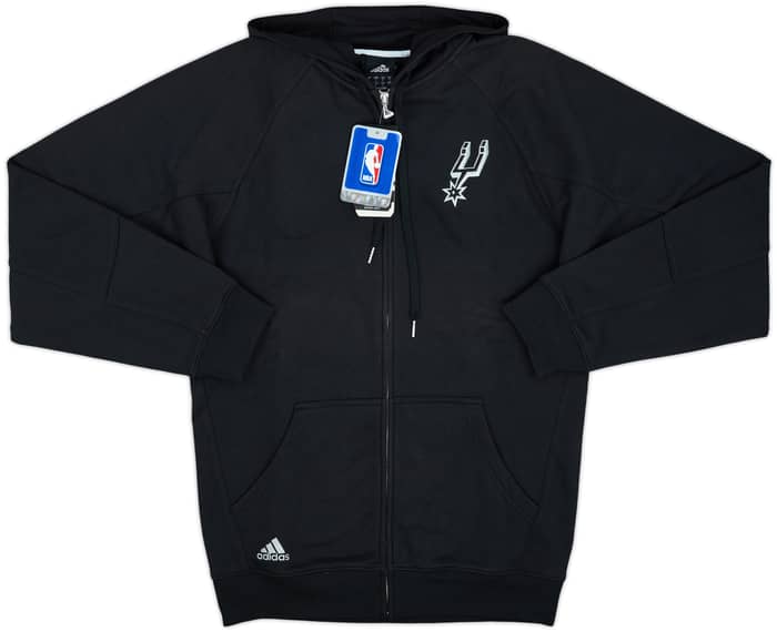 2008-09 San Antonio Spurs adidas Hooded Sweat Top (S)