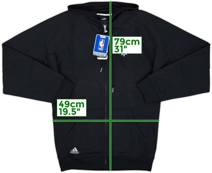 2008-09 San Antonio Spurs adidas Hooded Sweat Top (S)