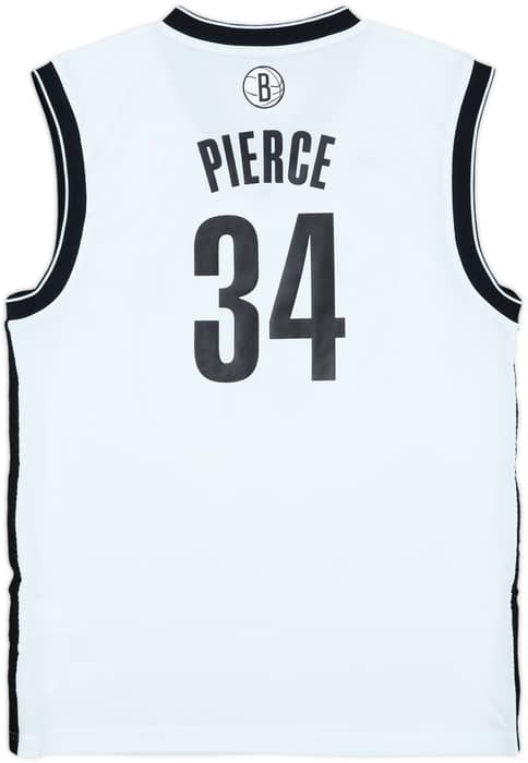 2013-14 Brooklyn Nets Pierce #34 adidas Home Jersey (M)