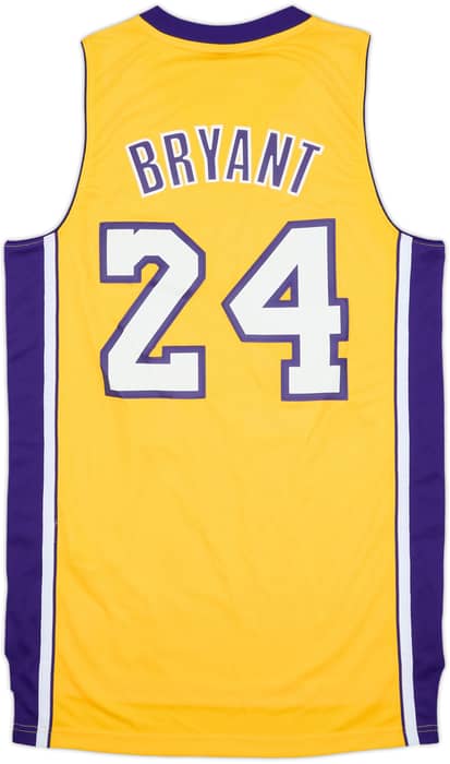 2010-14 LA Lakers Bryant #24 adidas Swingman Home Jersey (S)