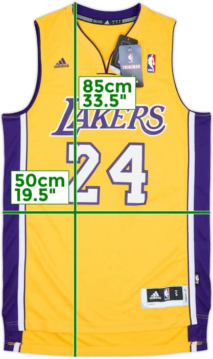 2010-14 LA Lakers Bryant #24 adidas Swingman Home Jersey (S)