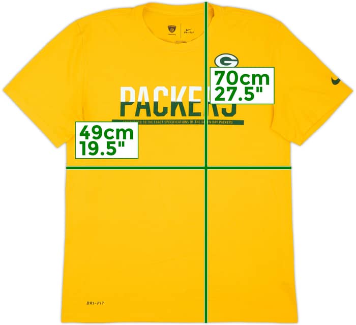 2016 Green Bay Packers Nike Tee - 8/10 - (M)