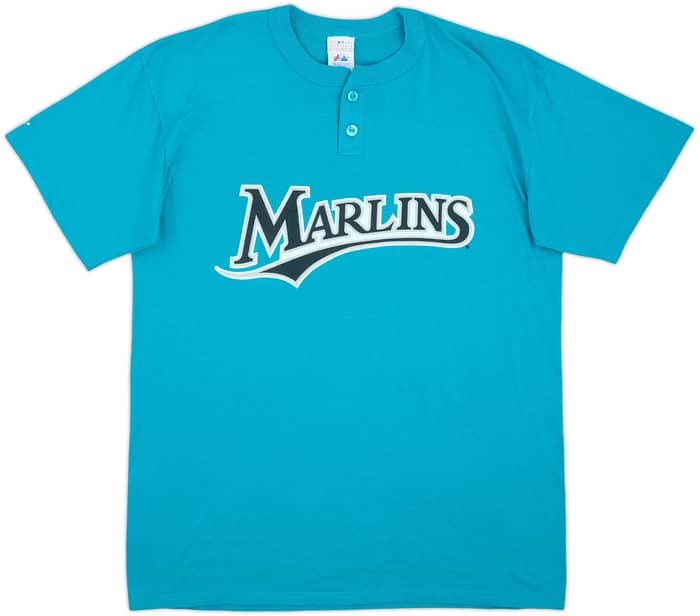 2005 Florida Marlins #8 Majestic Tee - 8/10 - (L)