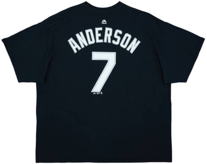 2016 Chicago White Sox Anderson #7 Majestic Tee - 7/10 - (XXL)