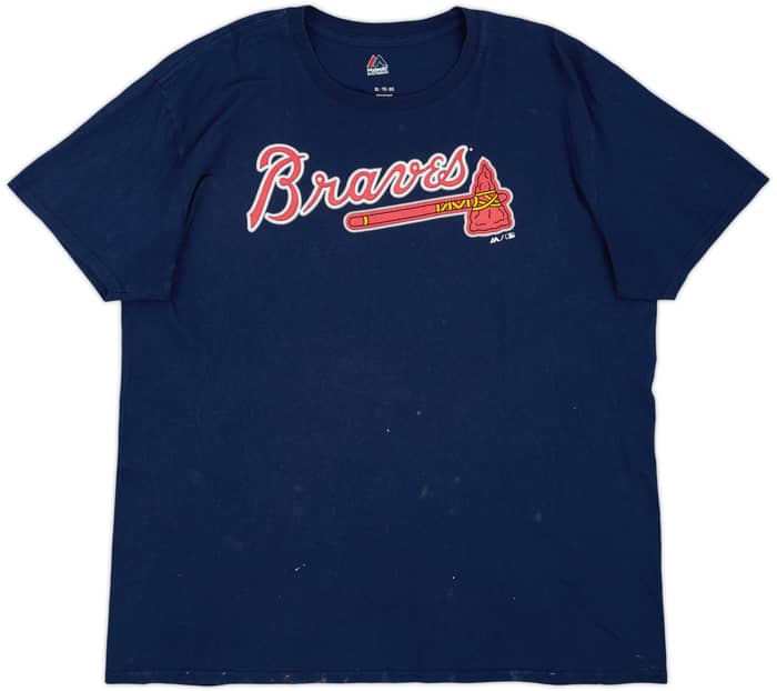 2019 Atlanta Braves Acuna Jr #13 Majestic Tee - 5/10 - (XL)