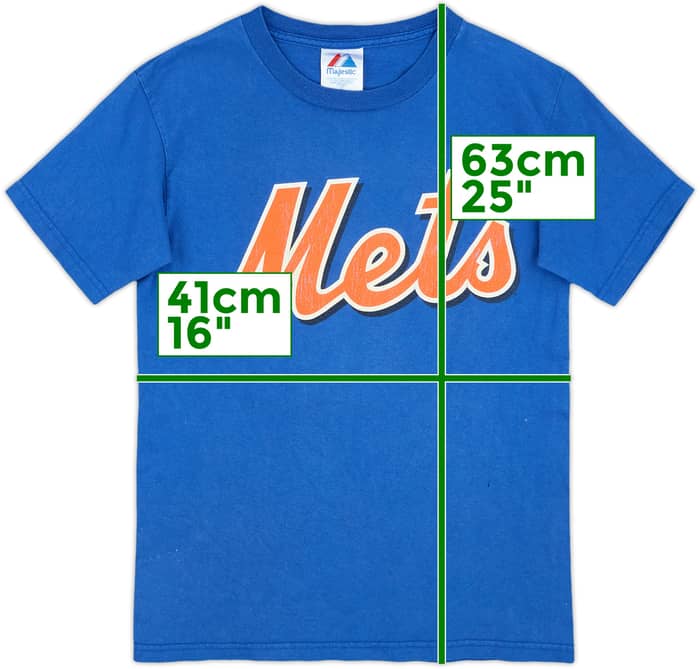 2006 New York Mets Wright #5 Majestic Tee - 4/10 - (M.Boys)