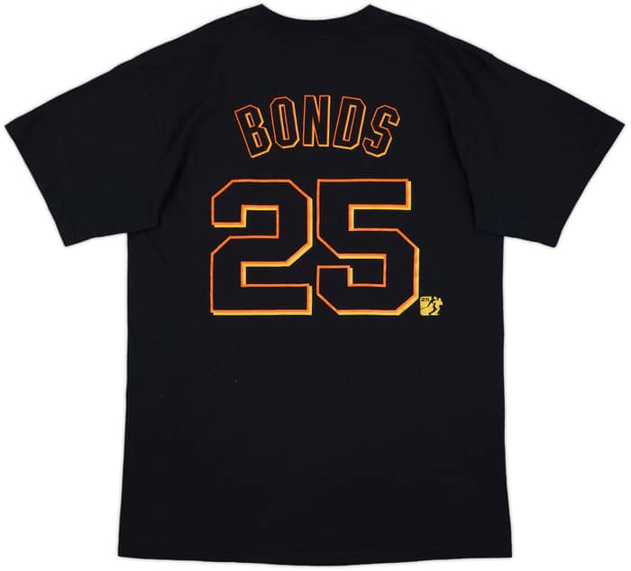 2007 San Francisco Giants Bonds #25 Majestic Tee - 9/10 - (L)
