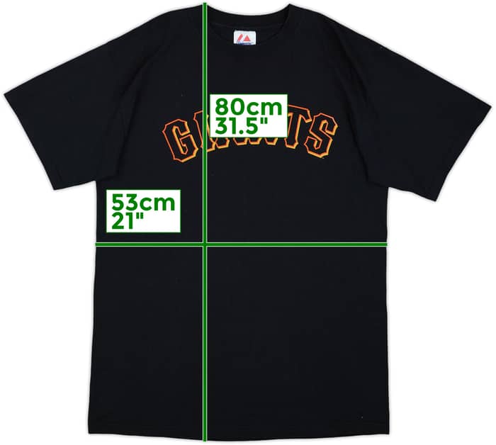 2007 San Francisco Giants Bonds #25 Majestic Tee - 9/10 - (L)