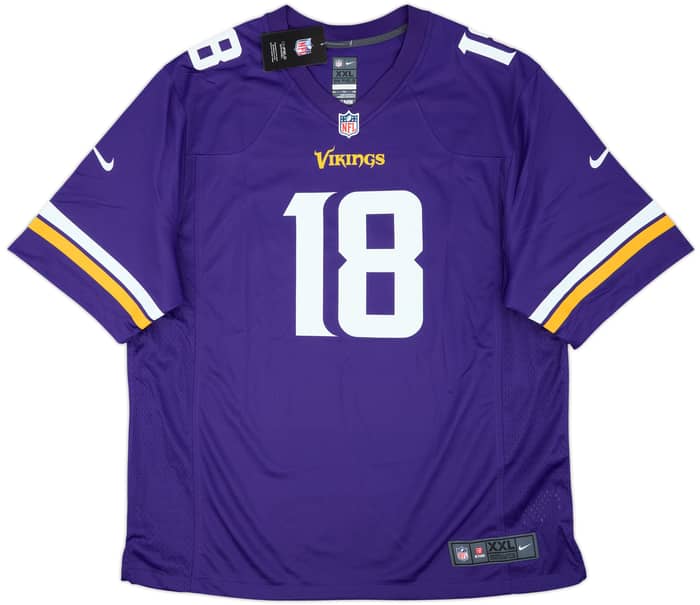 2020-25 Minnesota Vikings Jefferson #18 Nike Game Home Jersey (XXL)