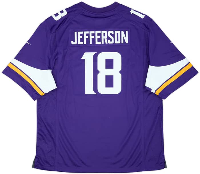 2020-25 Minnesota Vikings Jefferson #18 Nike Game Home Jersey (XXL)