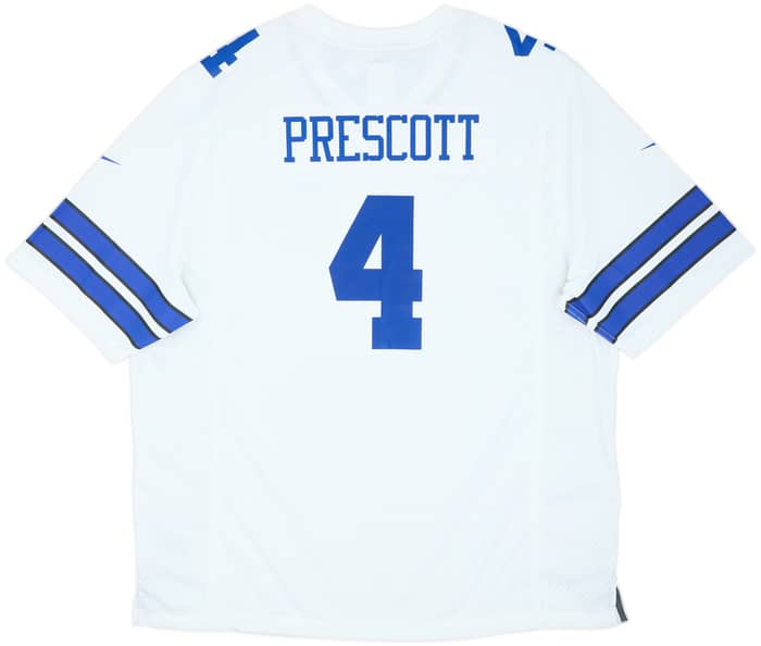 2016-25 Dallas Cowboys Prescott #4 Nike Game Home Jersey (XXL)