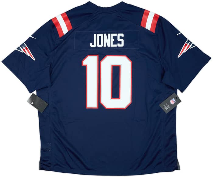 2021-23 New England Patriots Jones #10 Nike Game Home Jersey (XXL)
