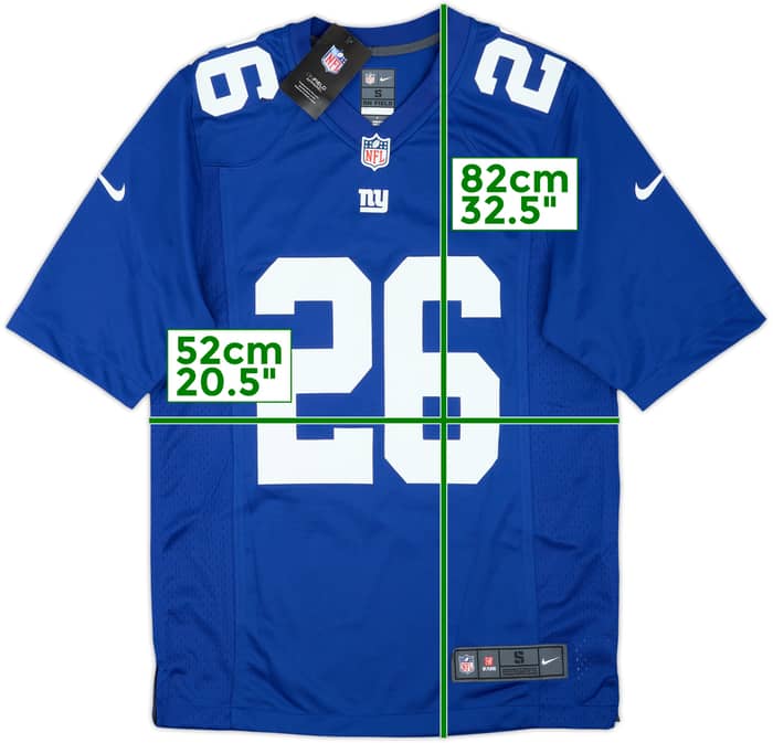 2018-23 New York Gigantes Barkley #26 Nike Edición Juego Local Camiseta (S)