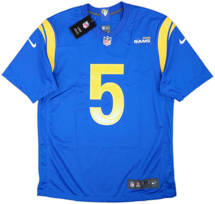 2021-22 LA Rams Ramsey #5 Nike Game Home Jersey (M)