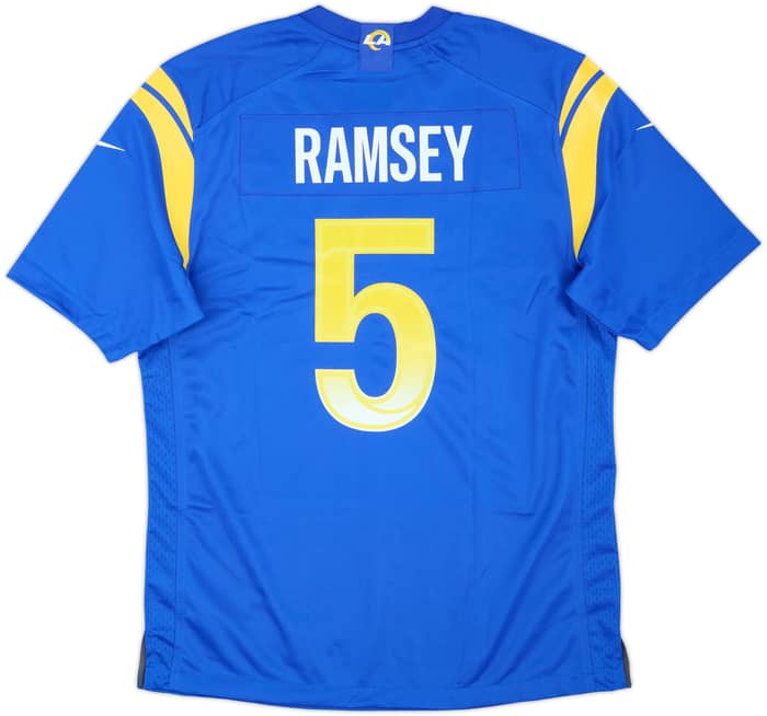 2021-22 LA Rams Ramsey #5 Nike Game Home Jersey (M)