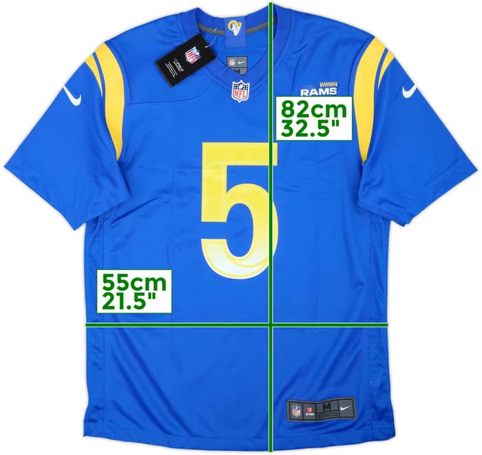 2021-22 LA Rams Ramsey #5 Nike Game Home Jersey (M)