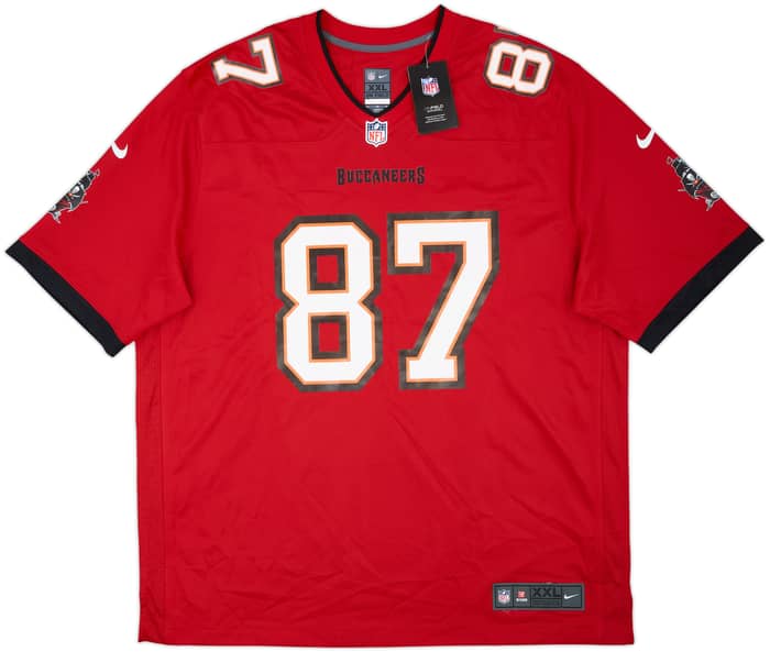 2020-21 Tampa Bay Buccaneers Gronkowski #87 Nike Game Home Jersey (XXL)
