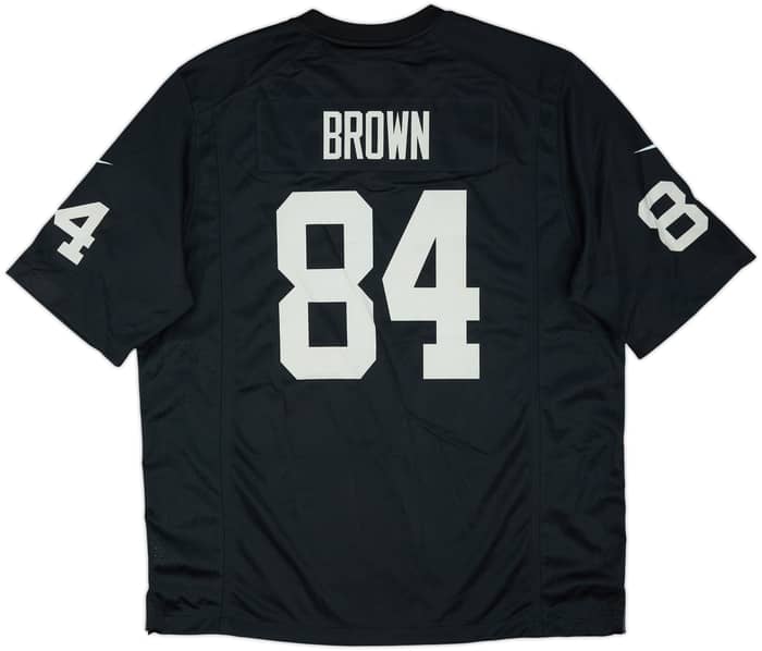 2019 Oakland Raiders Brown #84 Nike Game Home Jersey (XL)