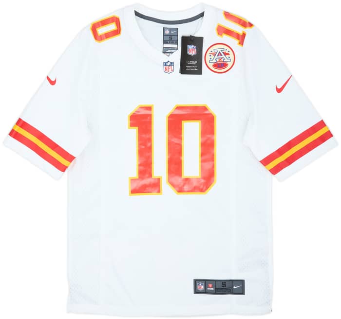 2016-21 Kansas City Chiefs Hill #10 Nike Game Away Jersey (S)