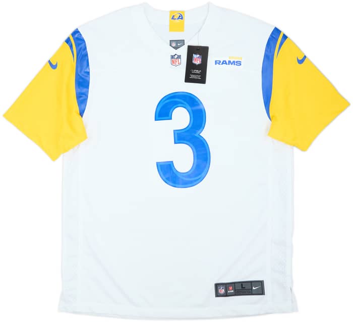 2021 LA Rams Beckham Jr #3 Nike Game Away Jersey (L)