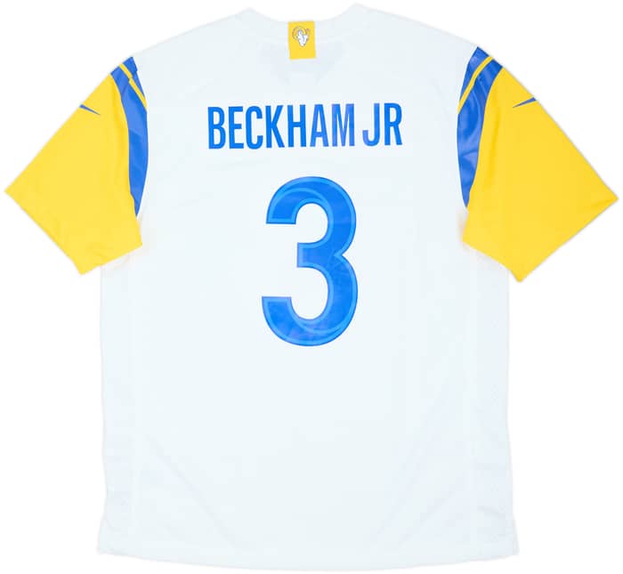 2021 LA Rams Beckham Jr #3 Nike Game Away Jersey (L)