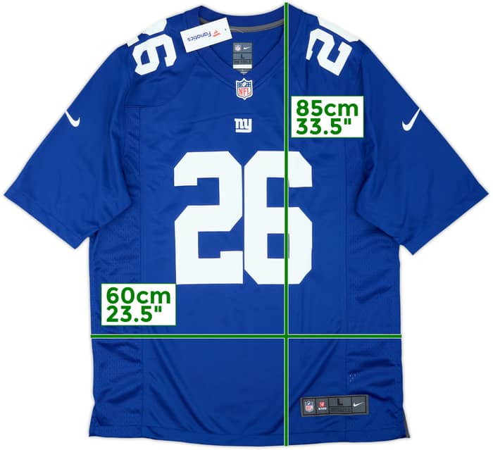 2018-23 New York Giants Barkley #26 Nike Game Home Jersey (L)