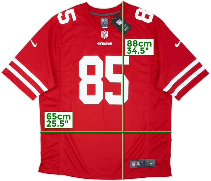2021 San Francisco 49ers Kittle #85 Nike Game Home Jersey (XL)