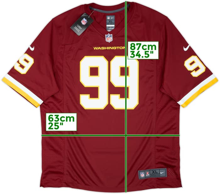 2020-21 Washington Football Team Young #99 Nike Game Home Jersey (XL)
