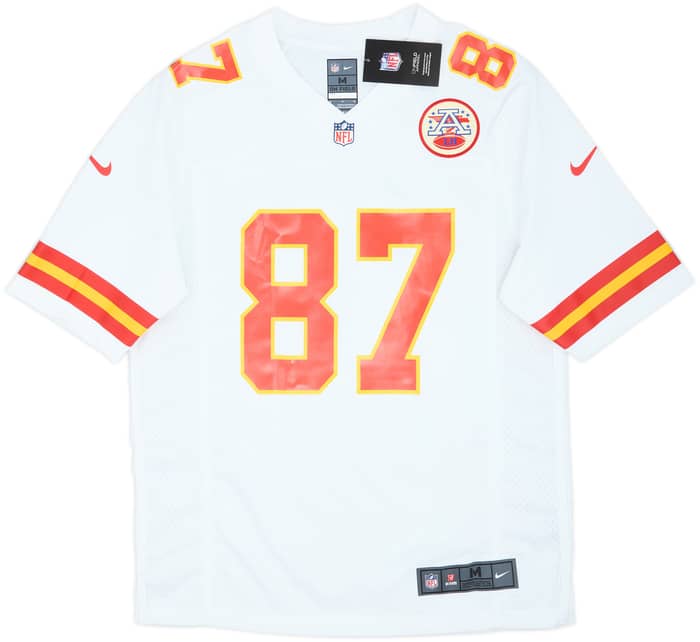 2013-25 Kansas City Chiefs Kelce #87 Nike Game Away Jersey (M)