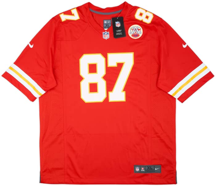 2013-25 Kansas City Chiefs Kelce #87 Nike Game Home Jersey (XL)