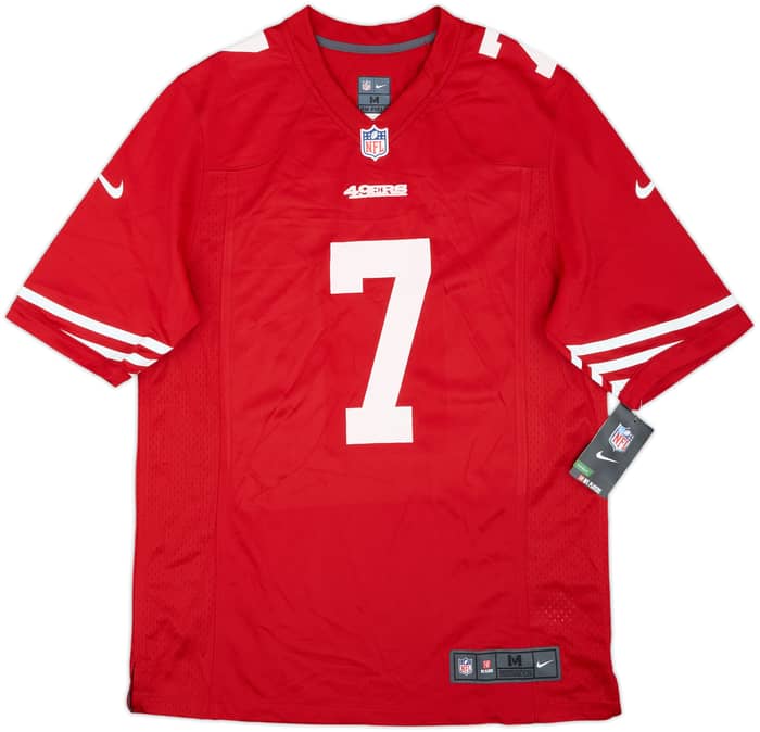 2012-16 San Francisco 49ers Kaepernick #7 Nike Game Home Jersey (M)