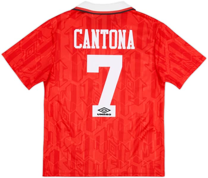 1992-94 Manchester United Home Shirt Cantona #7 - 6/10 - (M)