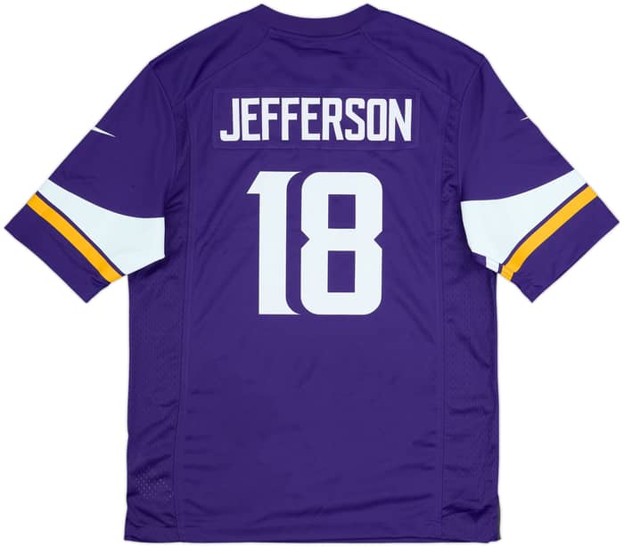 2020-25 Minnesota Vikings Jefferson #18 Nike Game Home Jersey (M)