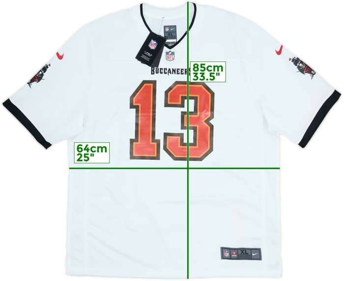 2020-25 Tampa Bay Buccaneers Evans #13 Nike Game Away Jersey (XL)