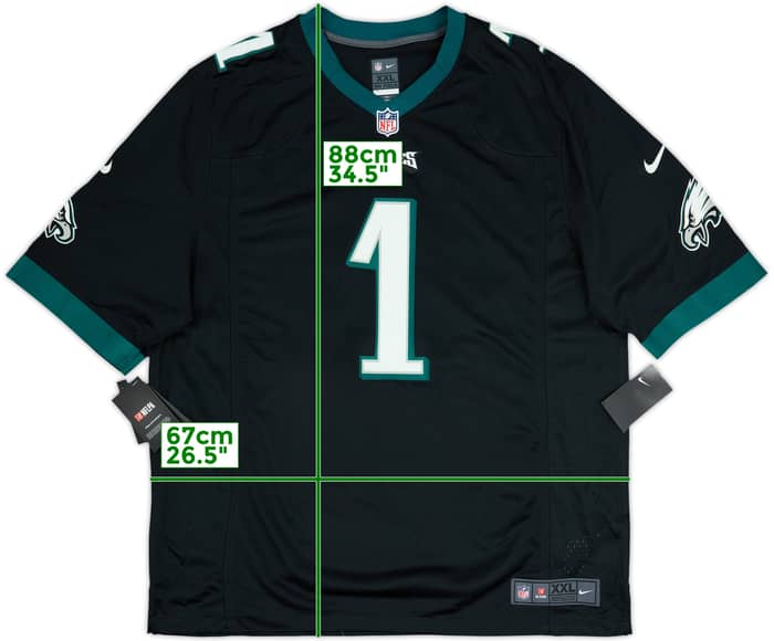 2020-23 Philadelphia Eagles Hurts #1 Nike Game Alternate Jersey (XXL)