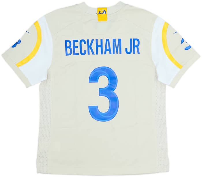 2021 LA Rams Beckham Jr #3 Nike Game Alternate Jersey (S.Boys)