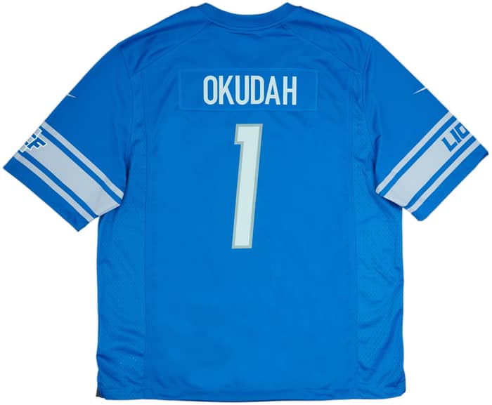 2020-22 Detroit Lions Okudah #1 Nike Game Home Jersey (XXL)