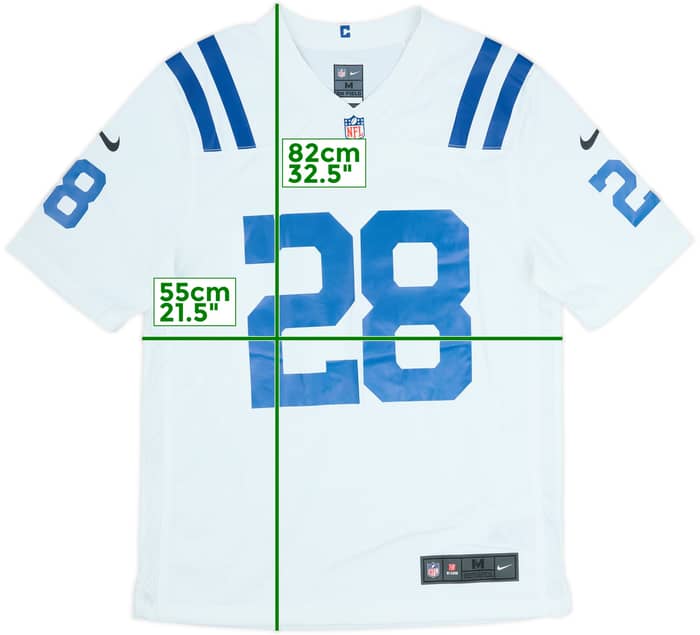 2020-25 Indianapolis Colts Taylor #28 Nike Game Away Jersey (M)