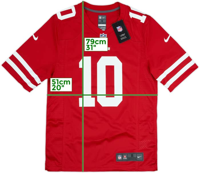 2017-21 San Francisco 49ers Garoppolo #10 Nike Game Home Jersey (S)