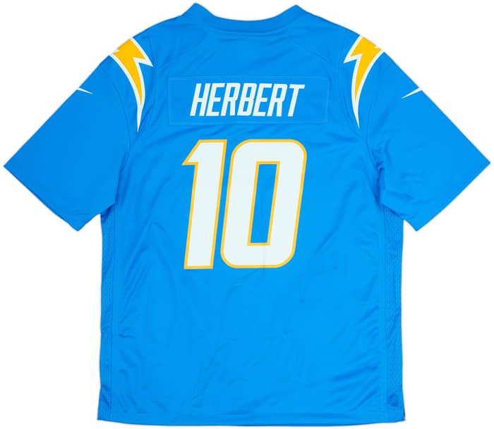 2020-25 LA Chargers Herbert #10 Nike Game Home Jersey (L)