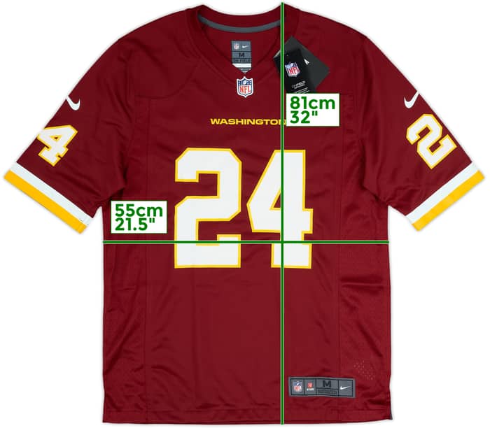2020-21 Washington Football Team Gibson #24 Nike Game Home Jersey (M)