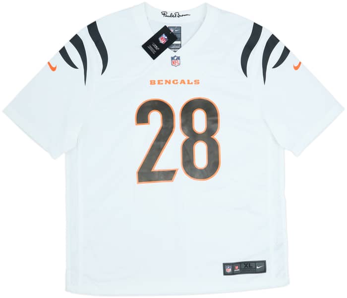 2021-23 Cincinnati Bengals Mixon #28 Nike Game Away Jersey (XL)