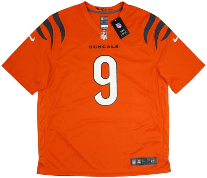 2021-25 Cincinnati Bengals Burrow #9 Nike Game Alternate Jersey (XL)