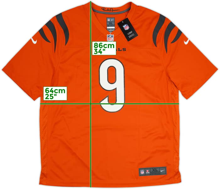 2021-25 Cincinnati Bengals Burrow #9 Nike Game Alternate Jersey (XL)