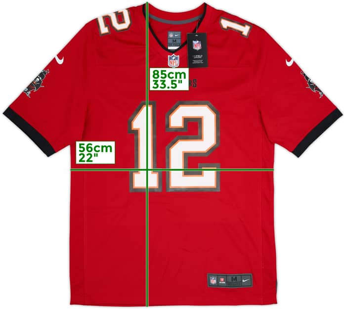 2020-22 Tampa Bay Buccaneers Brady #12 Nike Game Home Jersey (M)