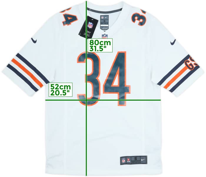 2020 Chicago Bears Payton #34 Nike Game Away Jersey (S)