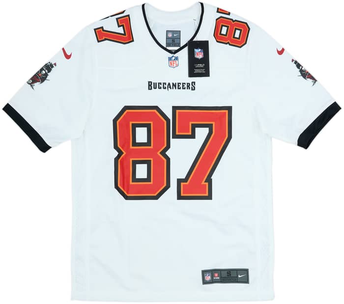2020-21 Tampa Bay Buccaneers Gronkowski #87 Nike Game Away Jersey (S)