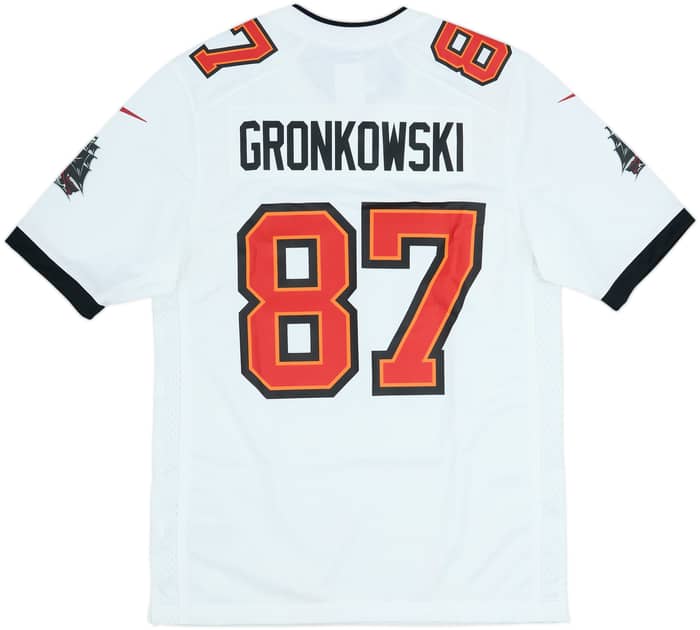 2020-21 Tampa Bay Buccaneers Gronkowski #87 Nike Game Away Jersey (S)