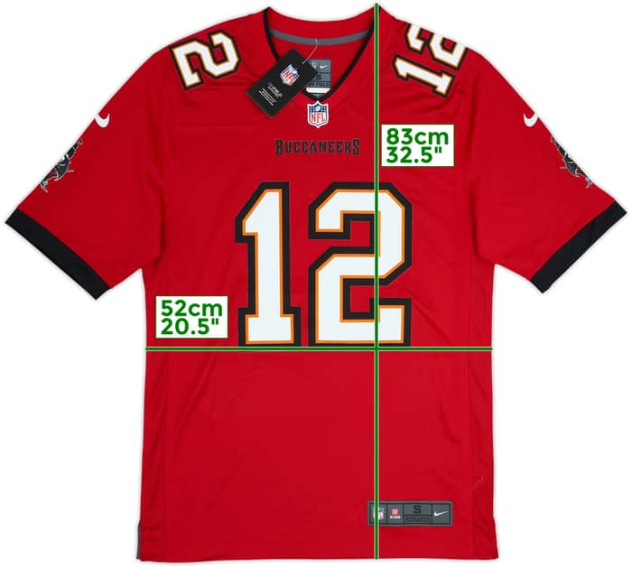 2020-22 Tampa Bay Buccaneers Brady #12 Nike Game Home Jersey (S)