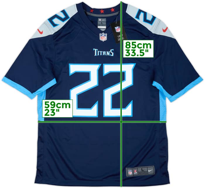 2018-23 Tennessee Titans Henry #22 Nike Game Home Jersey (L)
